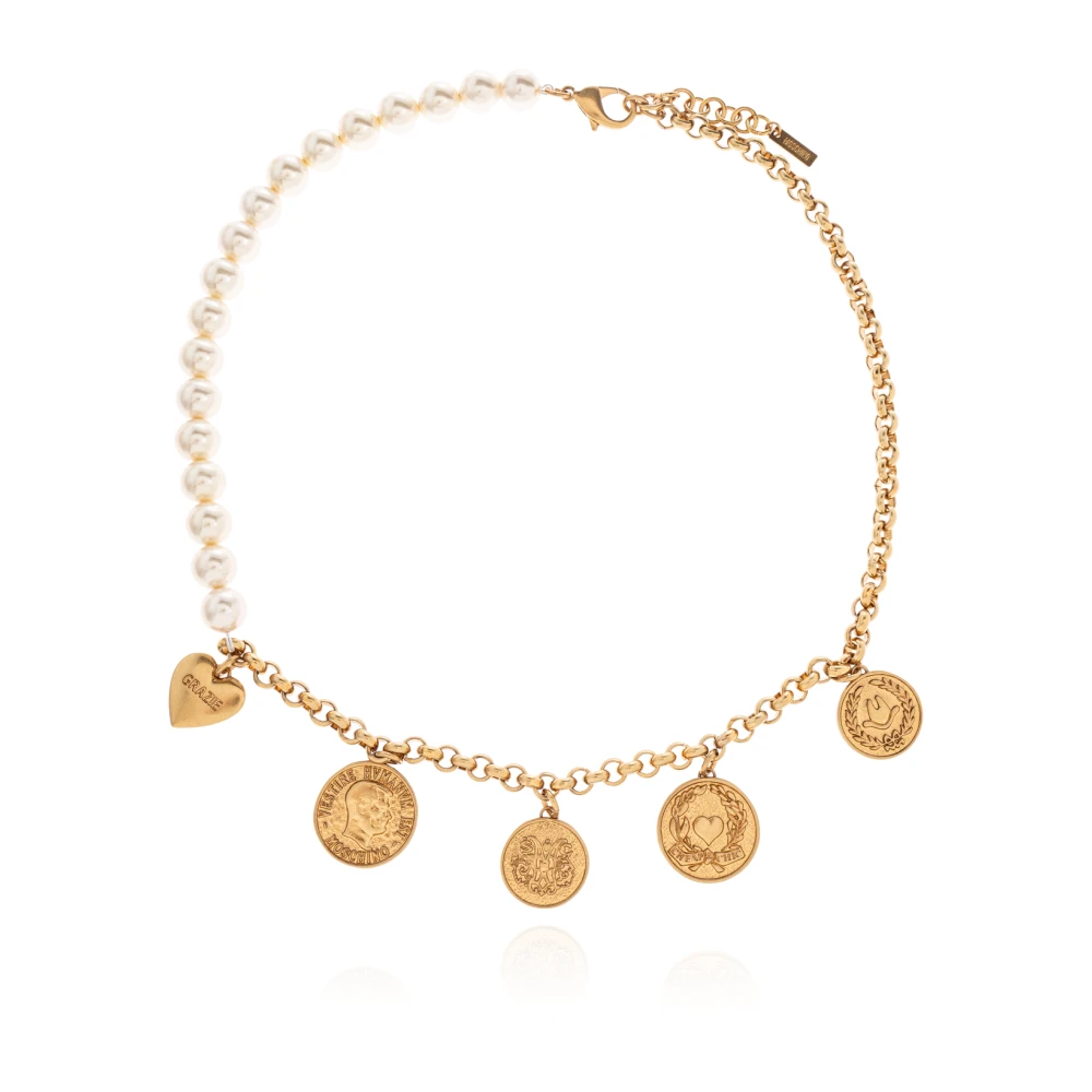 Moschino Femme Jaune - Collier Avec Pendentifs - Accessoires - Taille: One Size