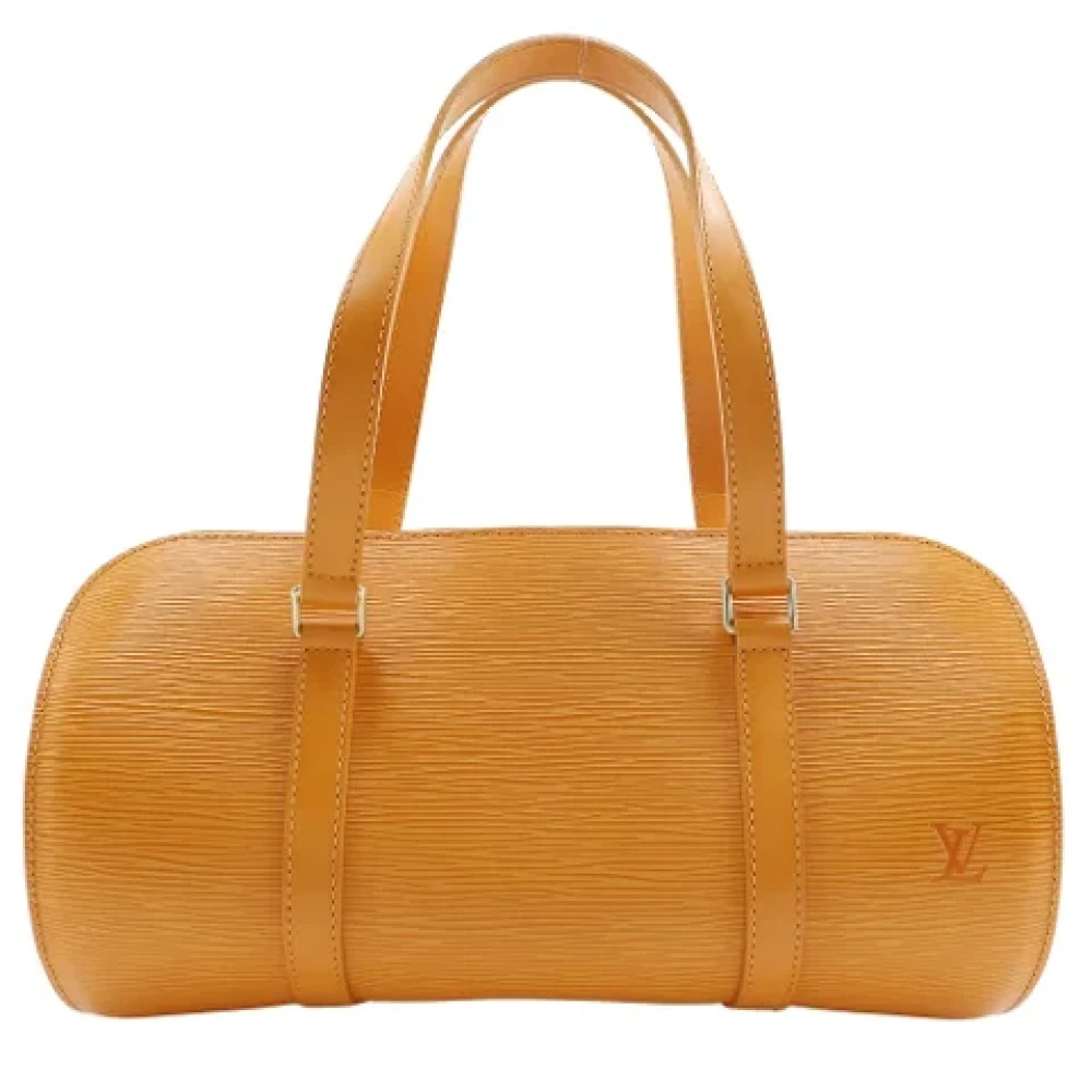 Louis Vuitton Vintage Pre-owned Leather handbags Orange Dames