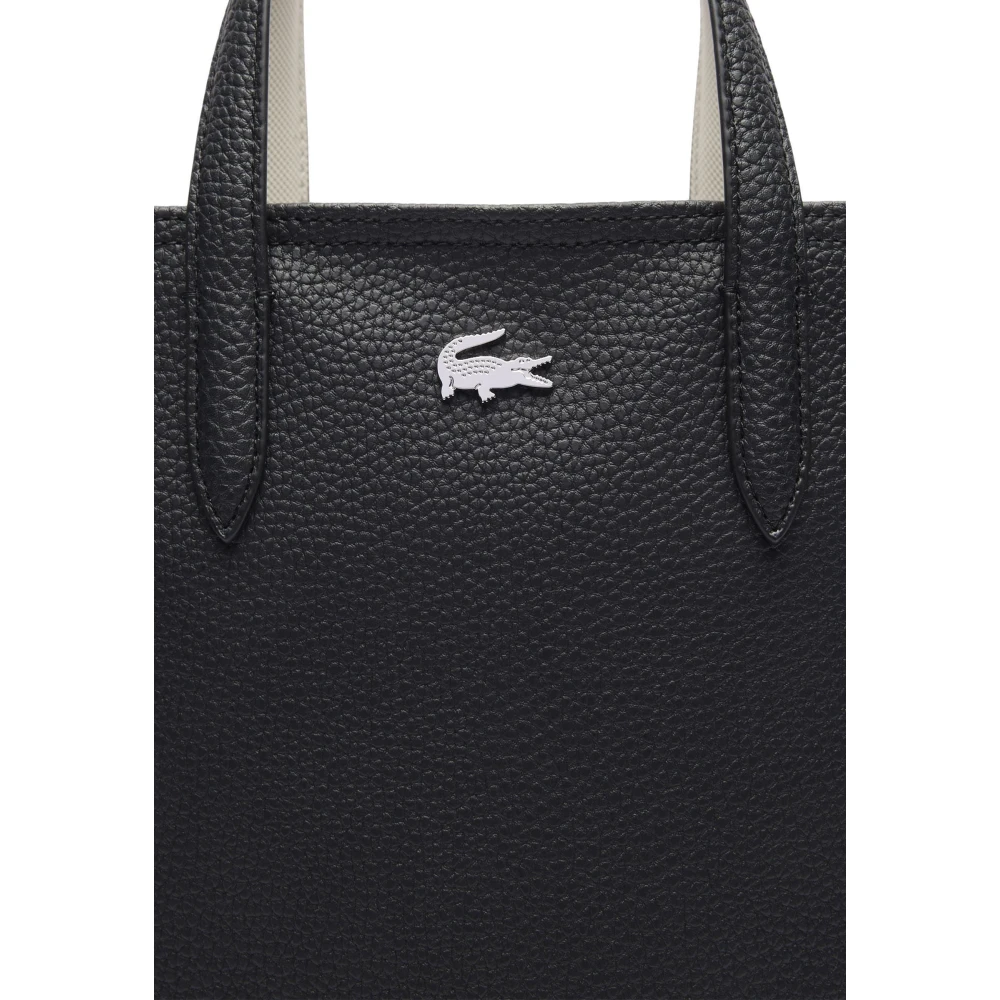 Lacoste Dubbelzijdige Tote Tas Black Dames