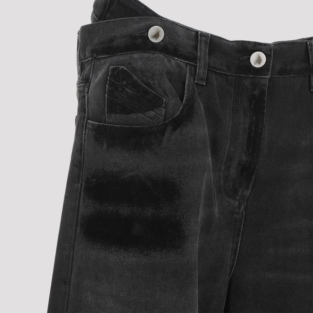The Attico Zwarte Jeans voor Mannen en Vrouwen Black Dames
