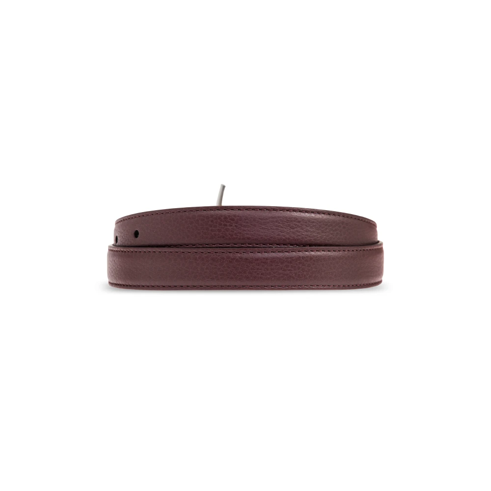 alexander mcqueen Leren riem Red Dames