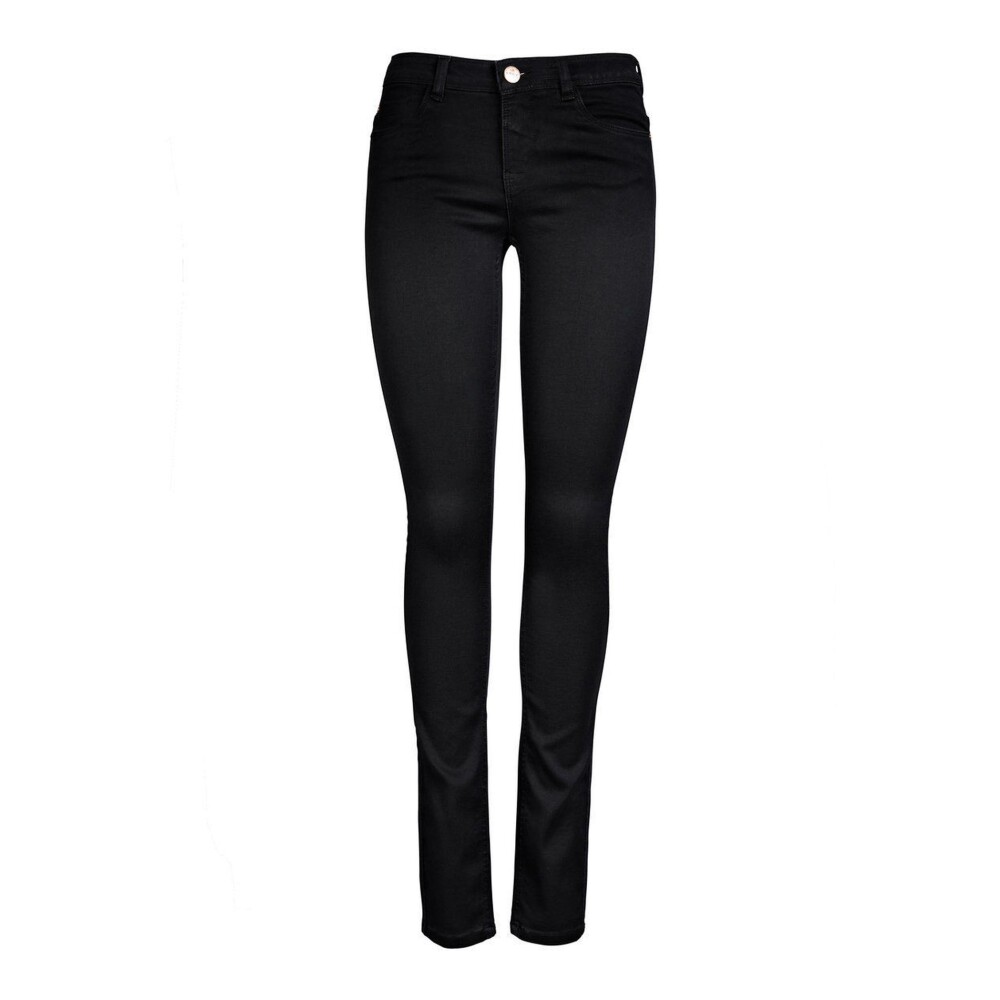 Womens black jeans clearance with zippers