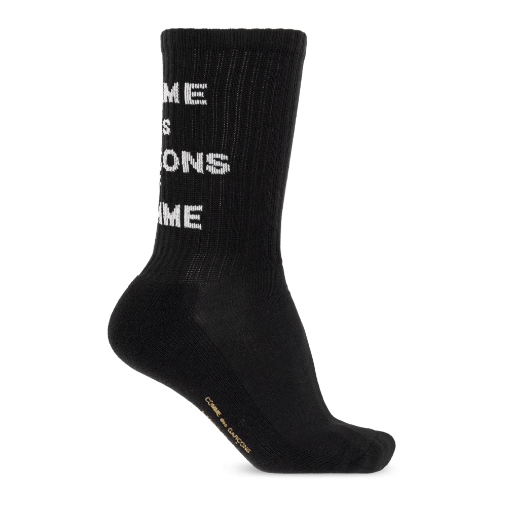 Comme des Garçons Sokken met logo Black Heren