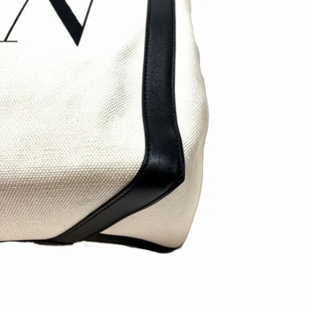 Valentino Vintage Pre-owned Canvas handbags Beige Unisex