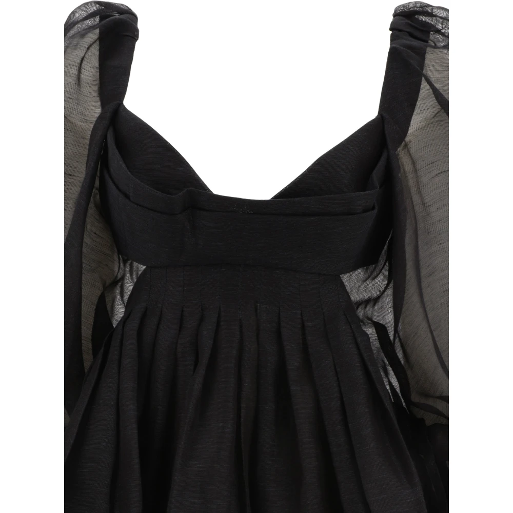 Zimmermann Short Dresses Black Dames