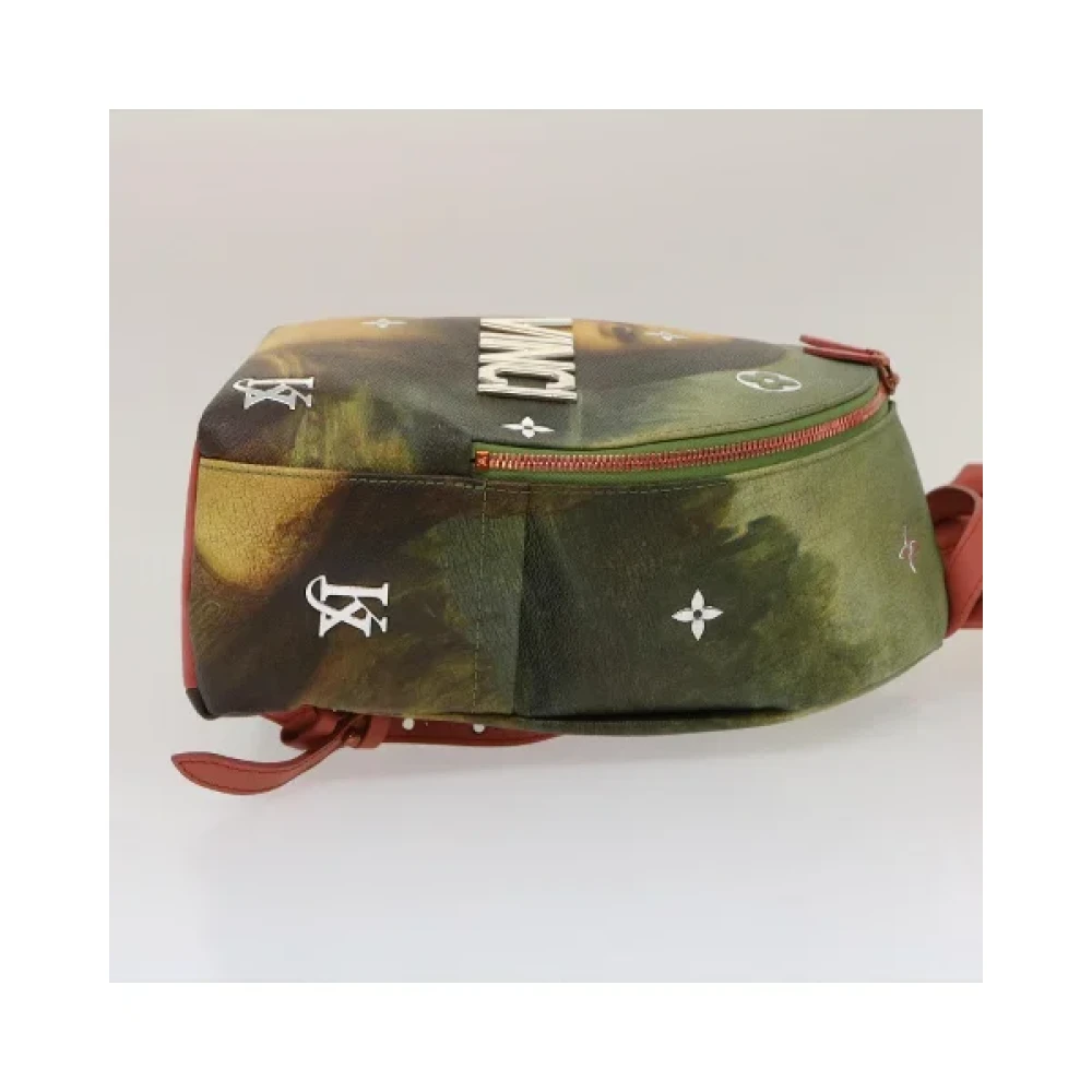 Louis Vuitton Vintage Pre-owned Fabric backpacks Green Dames