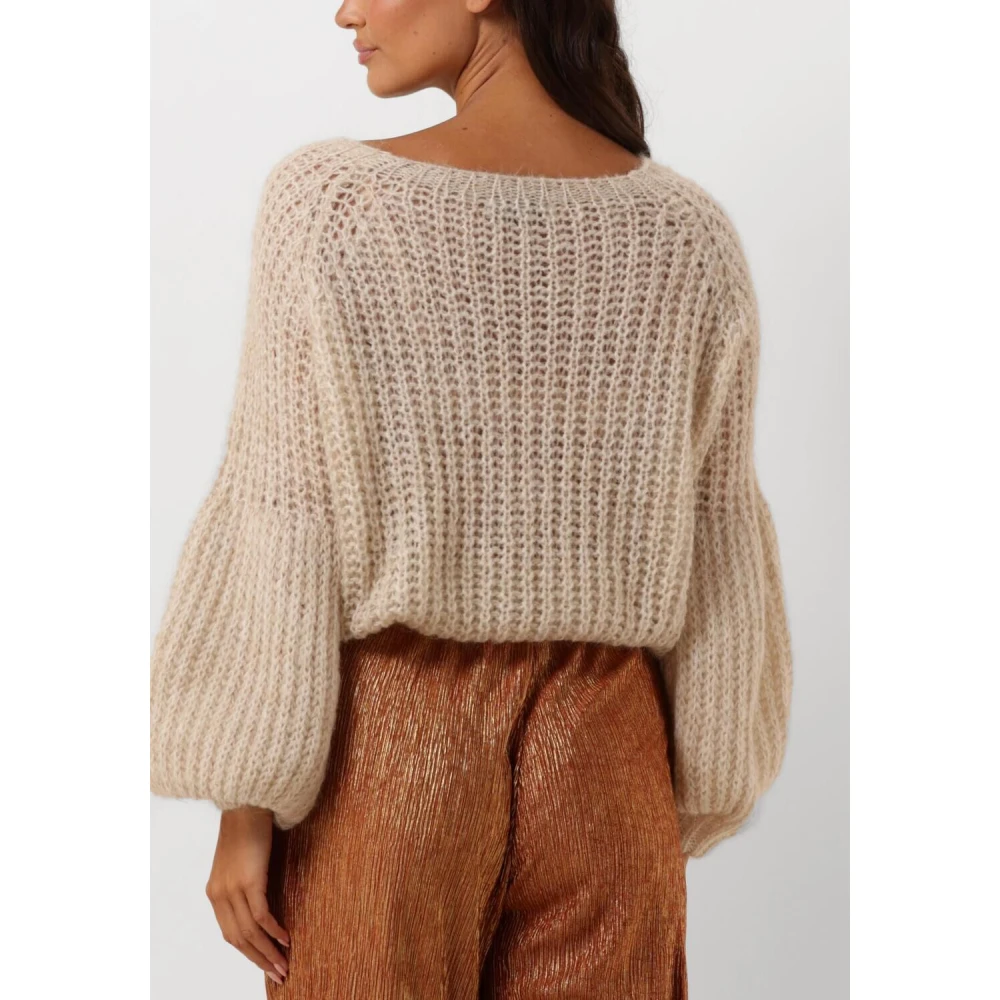 Amaya Amsterdam Dames Knitwear Ace Camel Sweater Brown Dames