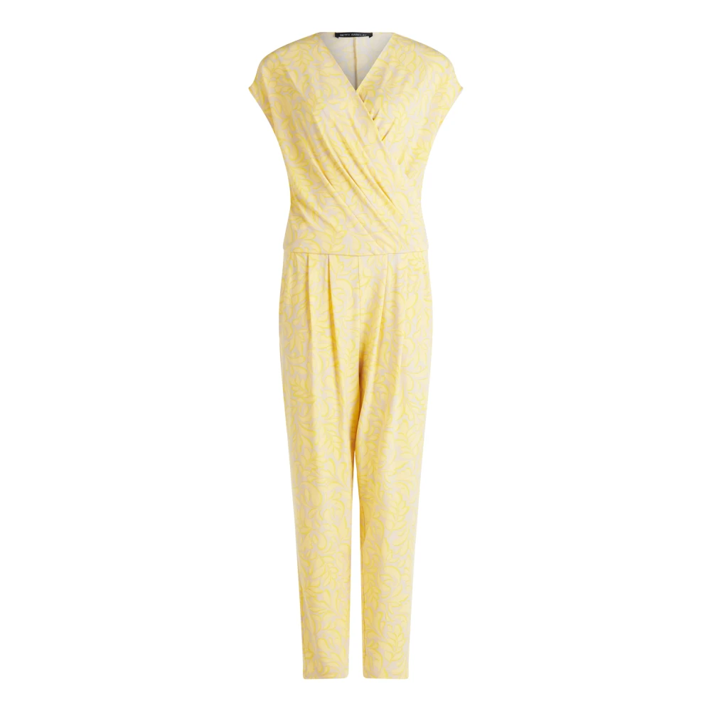 Betty Barclay Chic Jumpsuit met Oversized Mouwen Yellow Dames