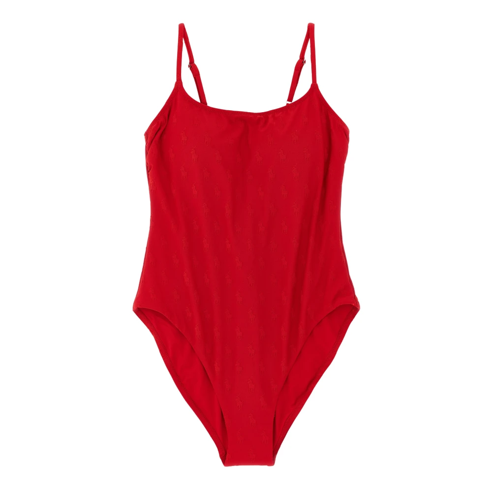 Polo Ralph Lauren Women's Red Swimsuits, Xs, Kennedy One-Piece Swimsuit
