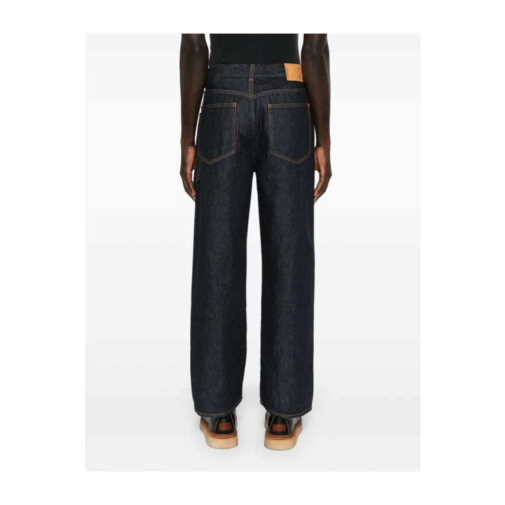 Haikure Stay Raw Denim Jeans Blue Heren