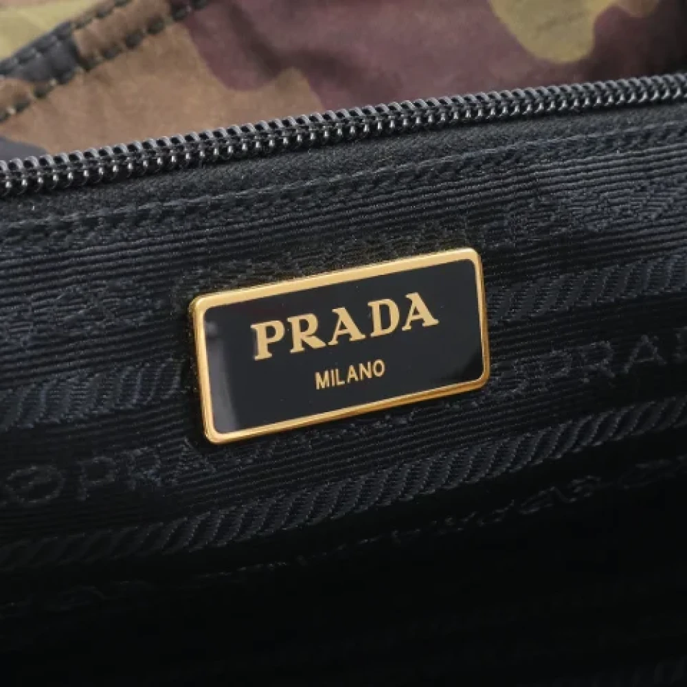 Prada Vintage Pre-owned Nylon prada-bags Multicolor Dames