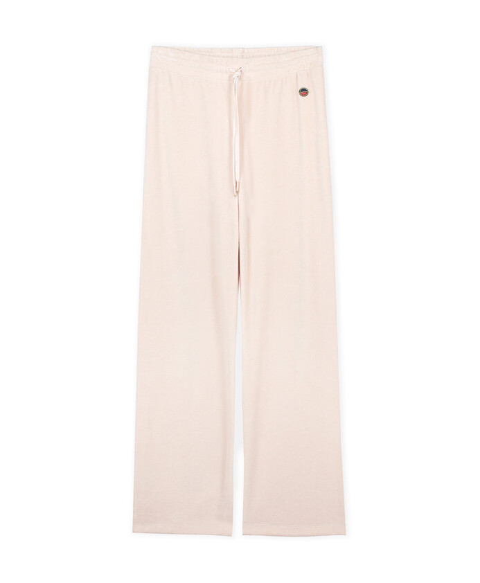 Pantalón de terciopelo beige