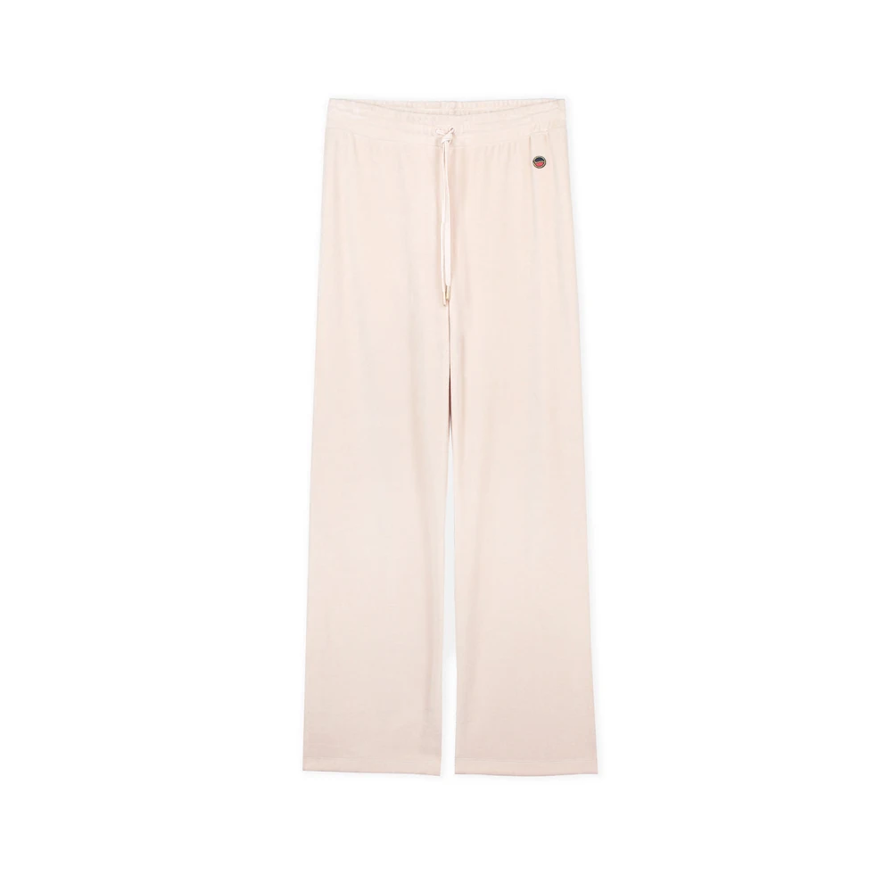 Busnel Zachte Beige Veloursbroek Beige Dames