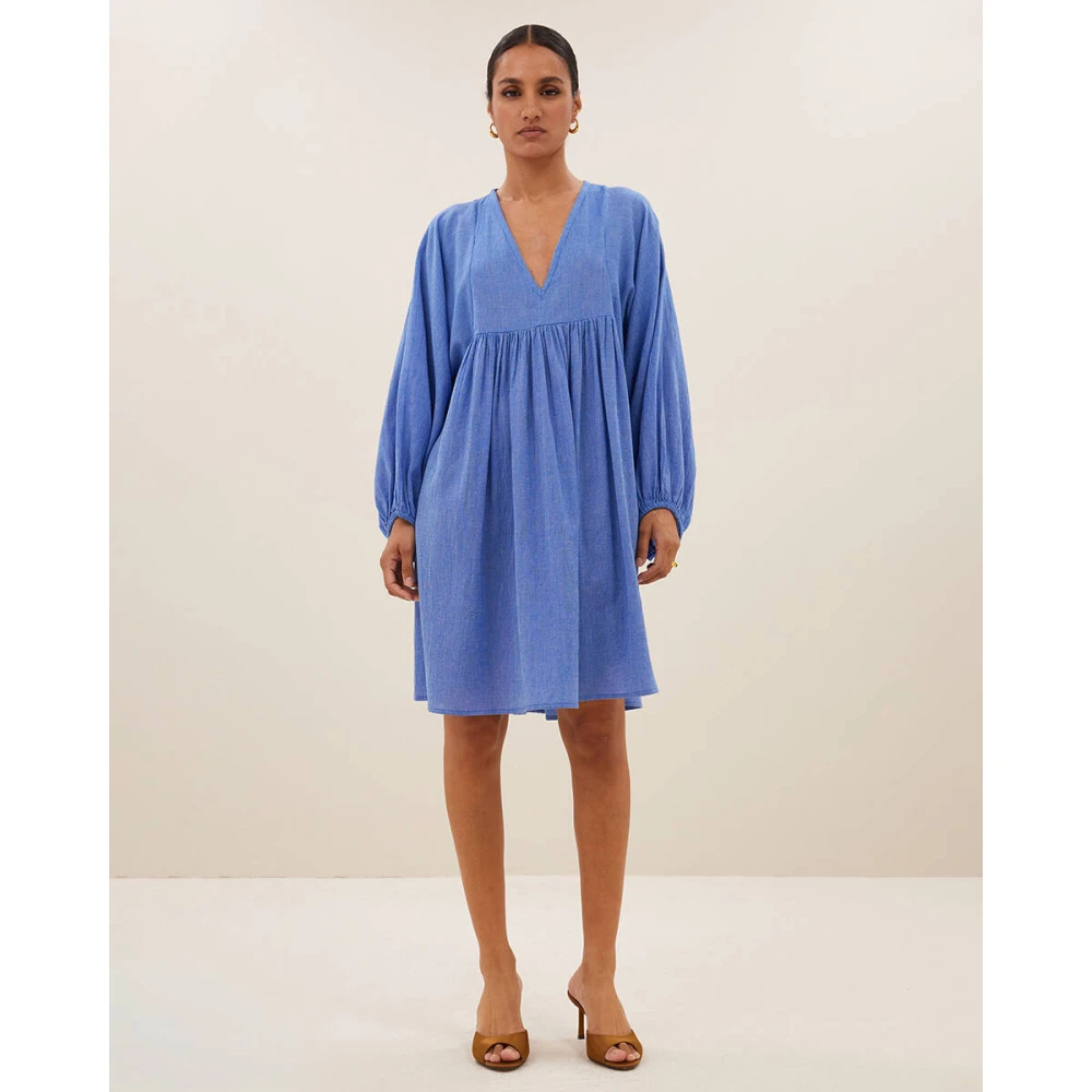 By-Bar Philou Athia Jurk Blue Dames