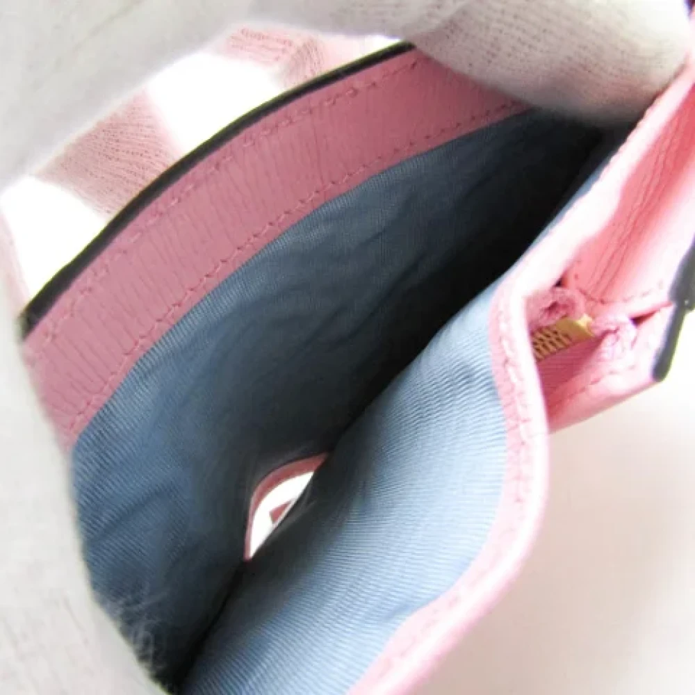 Gucci Vintage Pre-owned Leather wallets Pink Dames