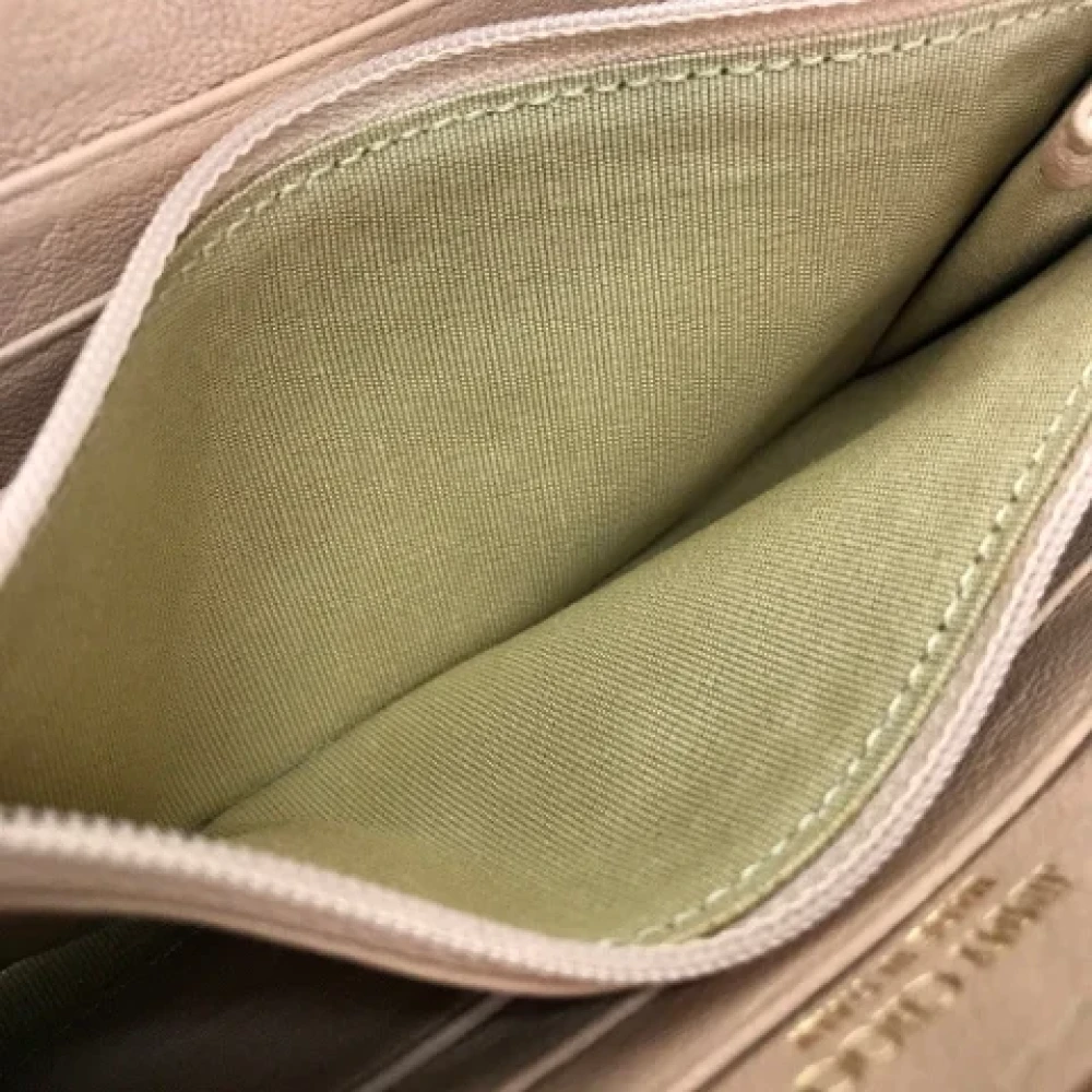 Jimmy Choo Pre-owned Leather wallets Pink Dames