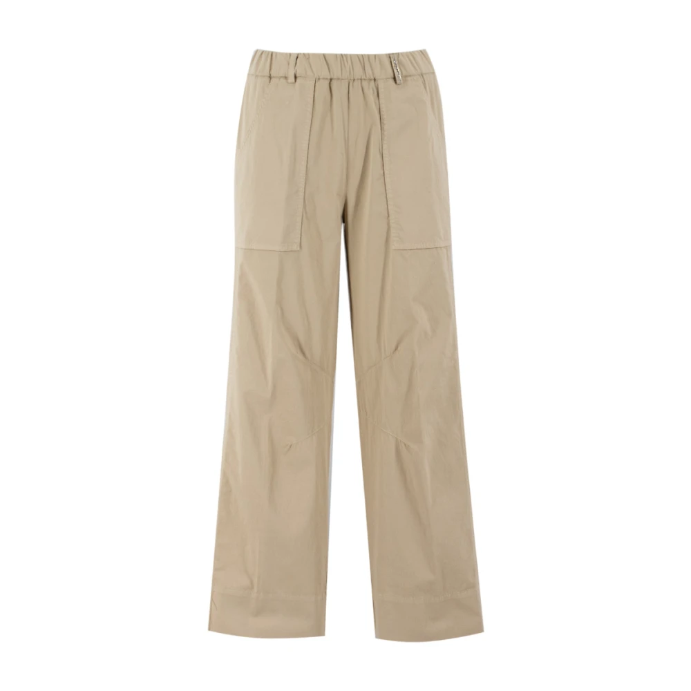 Panicale Wide Trousers Beige Dames