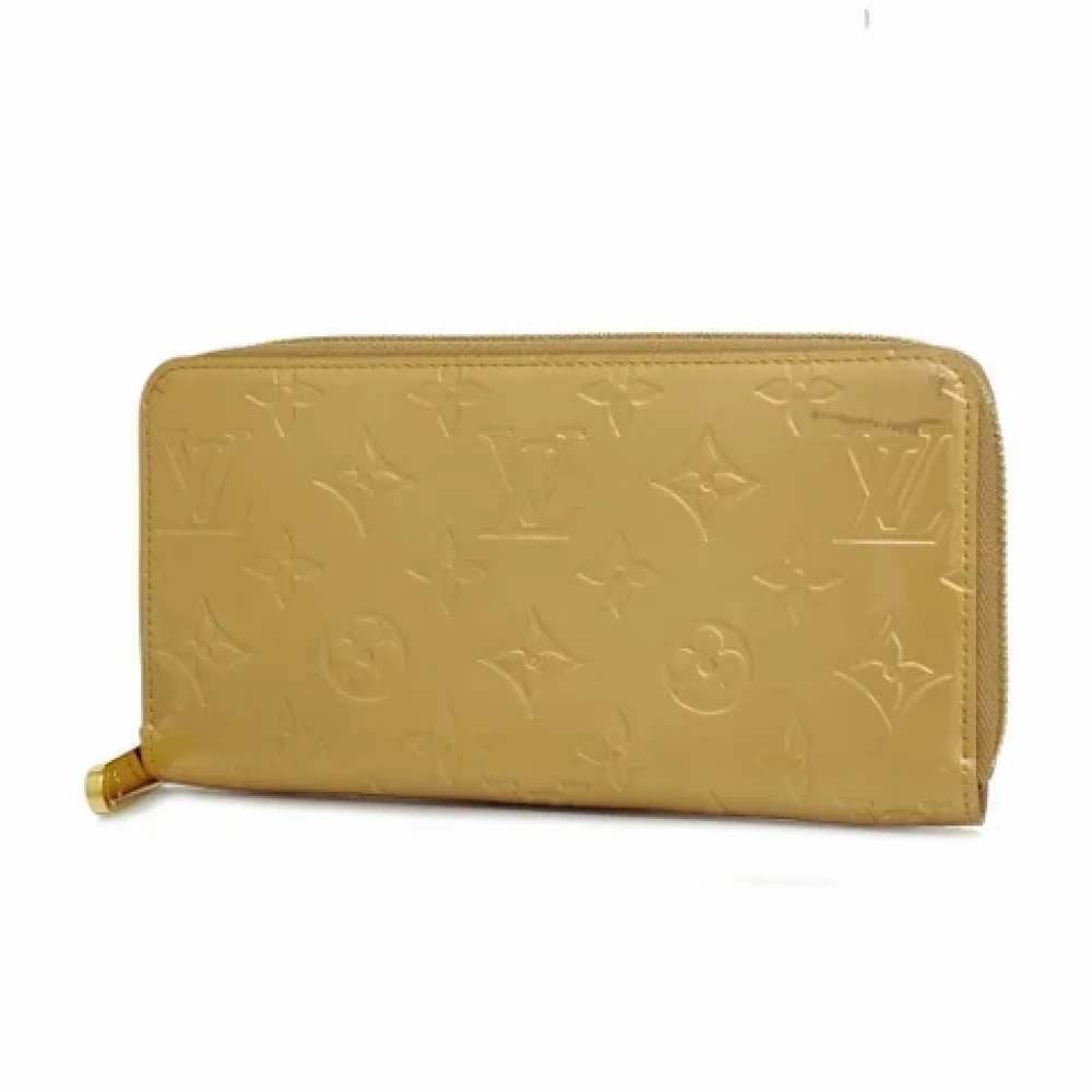 Louis Vuitton Vintage Pre-owned Fabric wallets Beige Dames