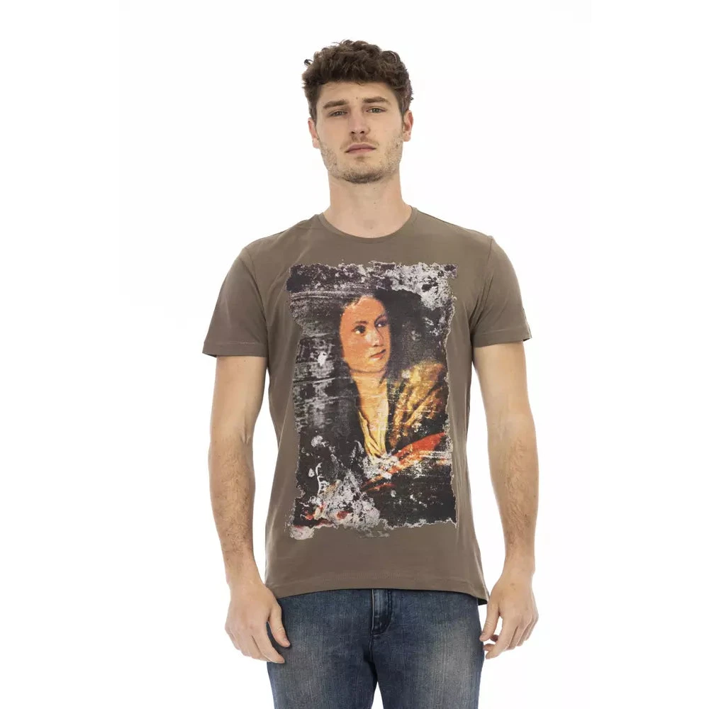 Trussardi Uomo Marrone - Action T-Shirt A Maniche Corte - Tops - 2XL