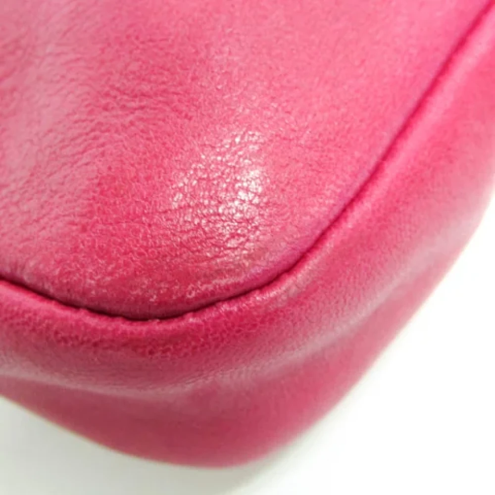 Jimmy Choo Pre-owned Leather clutches Pink Dames