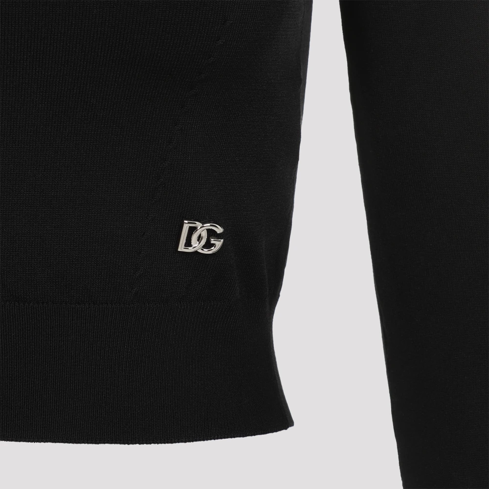 Dolce & Gabbana Zwarte Sweater Damesmode Aw24 Black Dames