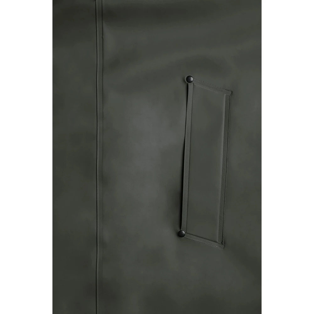 Stutterheim Warm A-Line Regenjas voor Vrouwen Green Dames