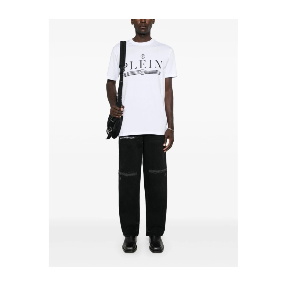 Philipp Plein Witte Klassieke T-Shirt White Heren