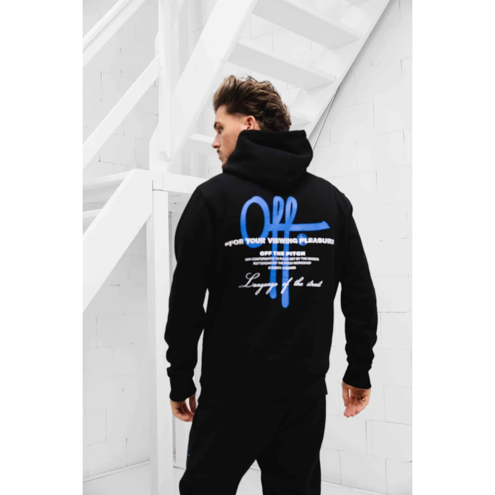 Off The Pitch Neo Heren Trainingspak Zwart Blauw Blue Heren
