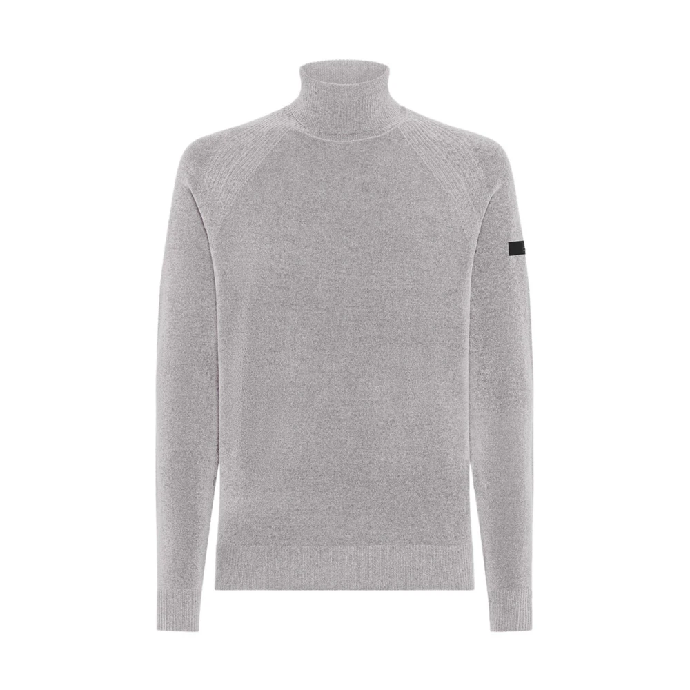 Rrd Men's White Velvet Turtleneck - Turtlenecks - M - Knitwear