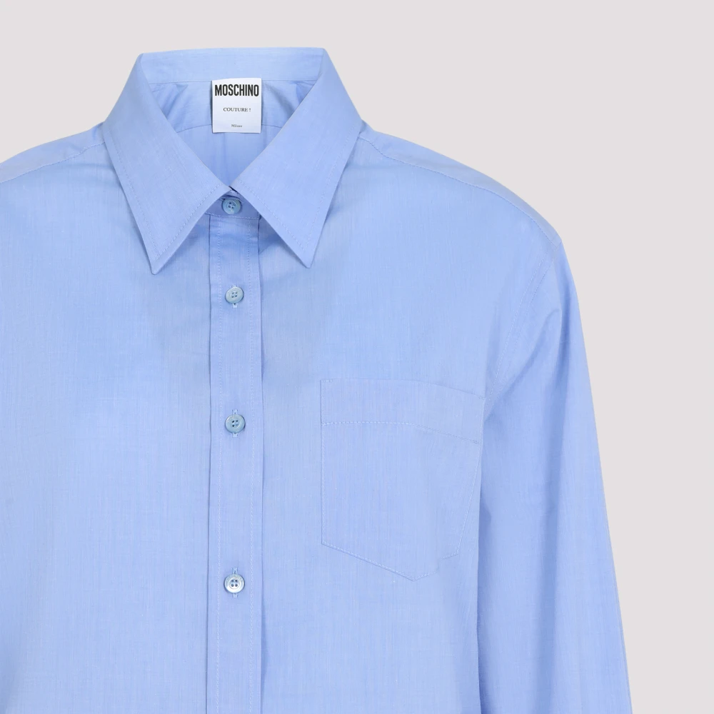 Moschino Fantasia Viola Shirt Blue Dames