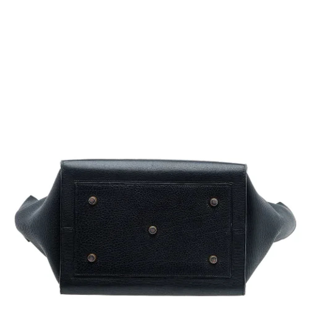 Celine Vintage Pre-owned Leather totes Black Dames