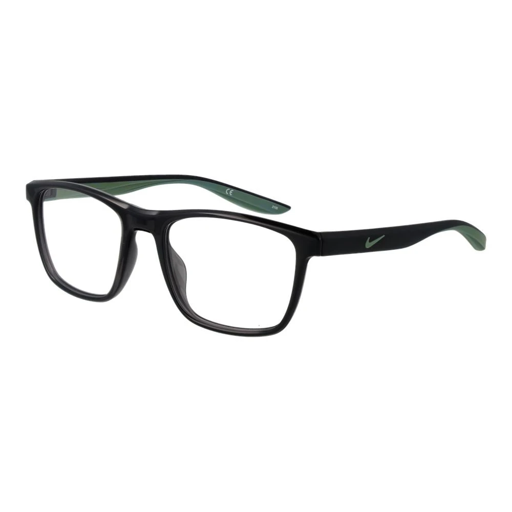 Nike Unisex Black Glasses, One Size, Grey Square Optical Frames