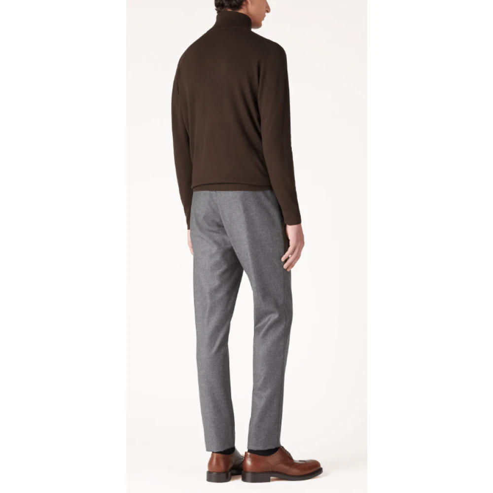 Loro Piana Chocoladebruine Cashmere Coltrui Brown Heren