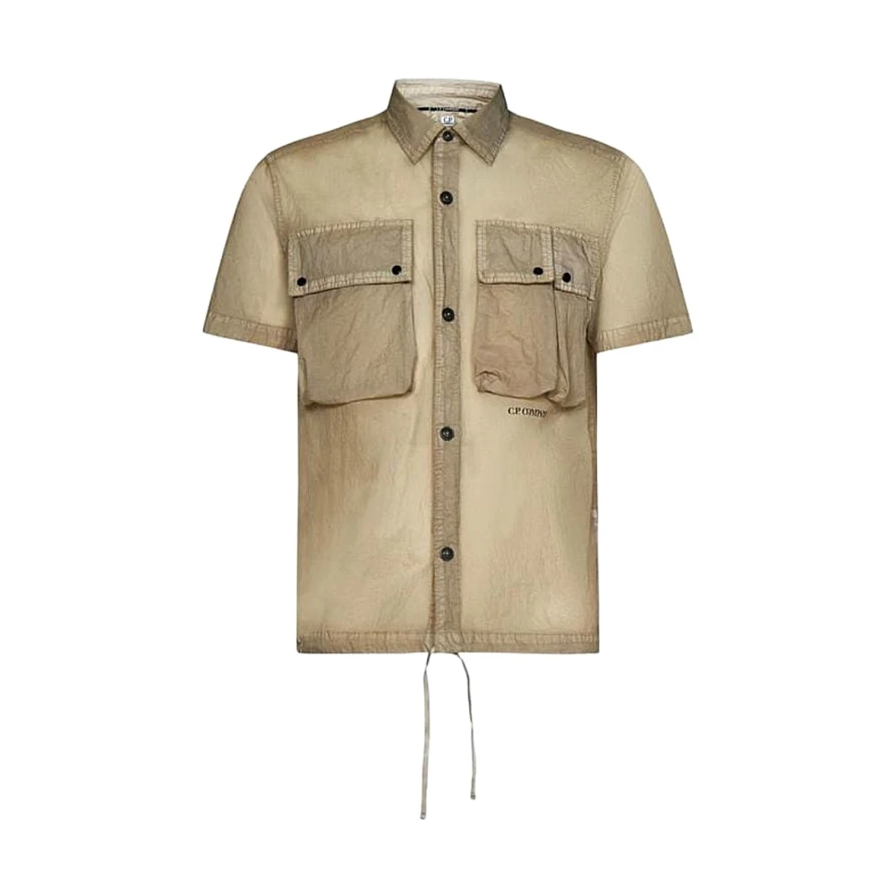 C.P. Company Stijlvolle Shirt voor Mannen Beige Heren