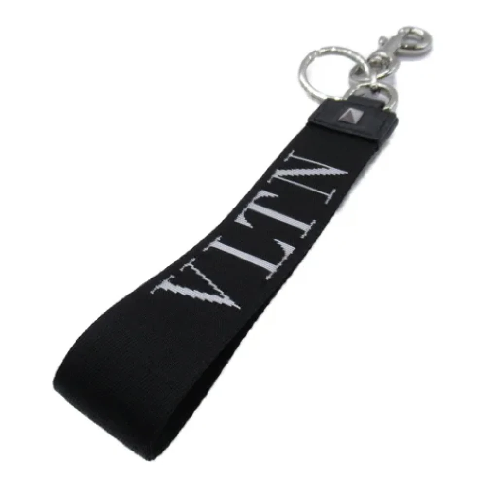 Valentino Vintage Pre-owned Leather key-holders Black Dames