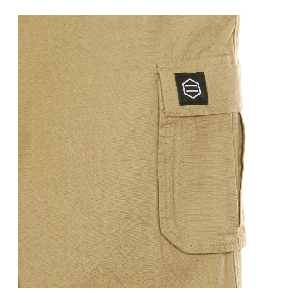 Dolly Noire Ripstop Cargo Broek Regular Fit Beige Heren