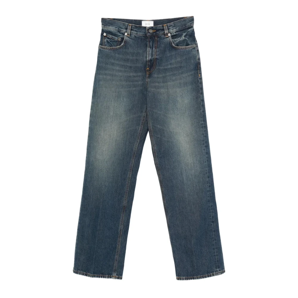 Haikure Women's Blue Straight Fit Jeans, W25, Classic Denim Jeans With Five Pockets