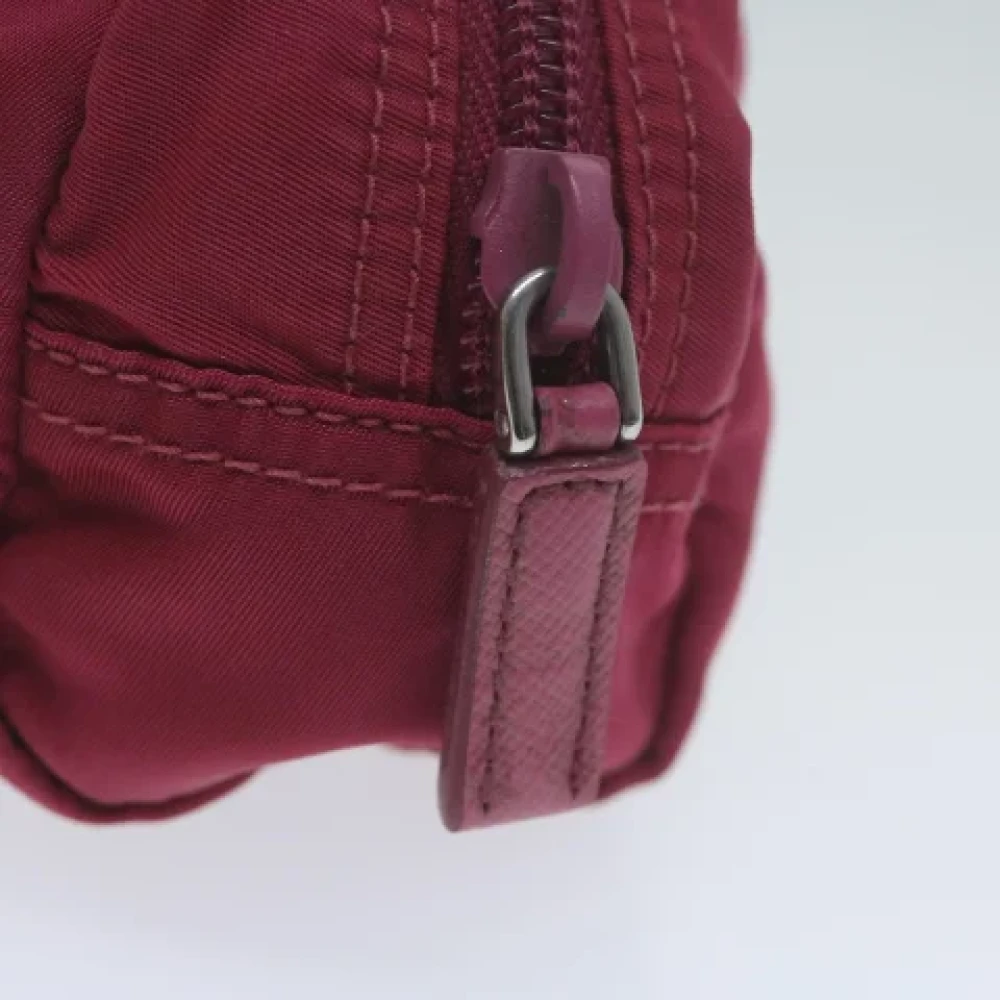 Prada Vintage Pre-owned Nylon pouches Pink Dames