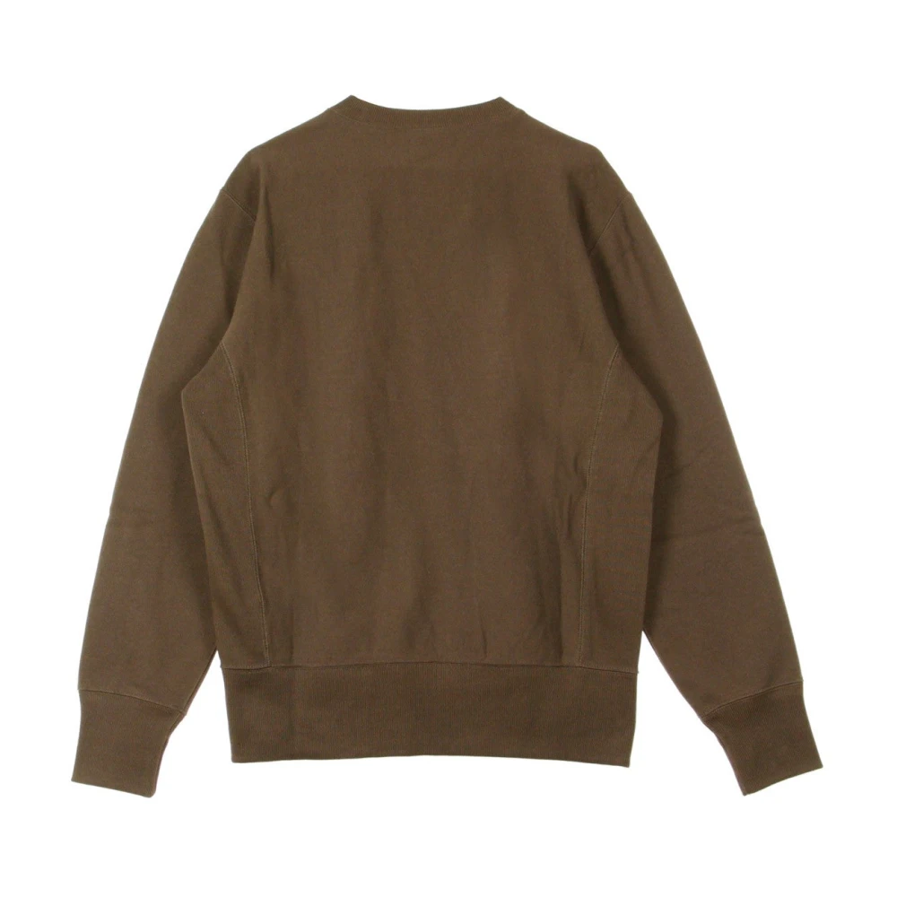 Champion Donkerrode Crewneck Sweatshirt Red Heren