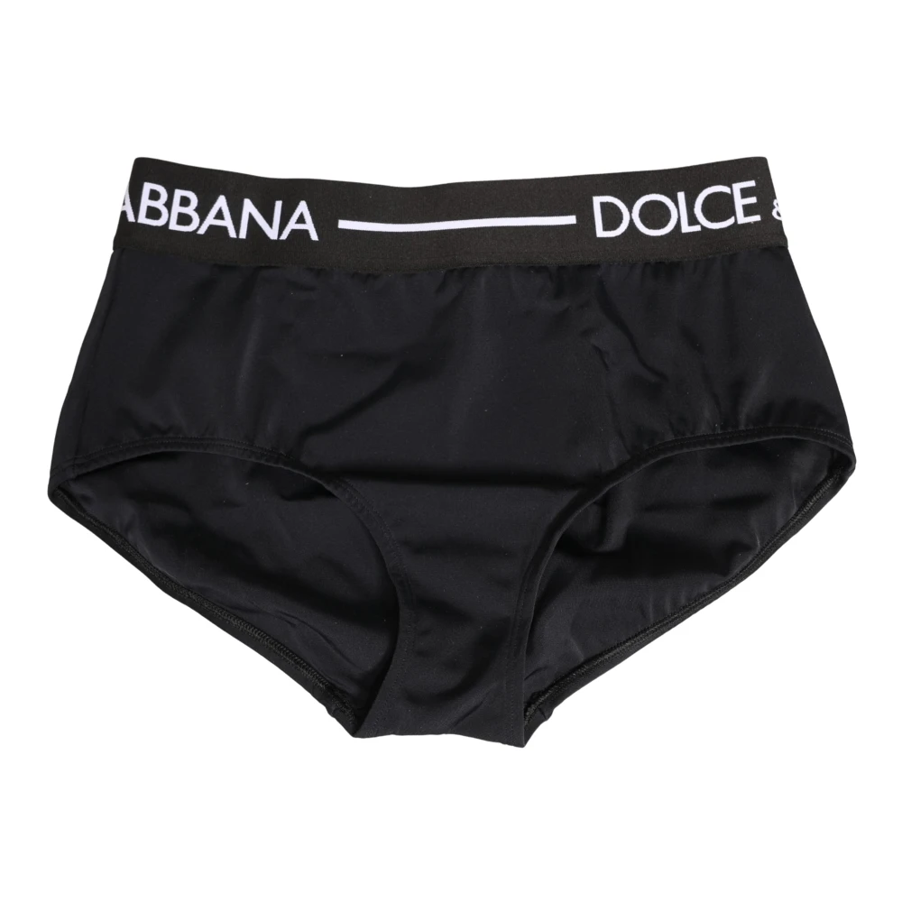 Dolce & Gabbana Women's Black Underpants, S, Coulotte Panty