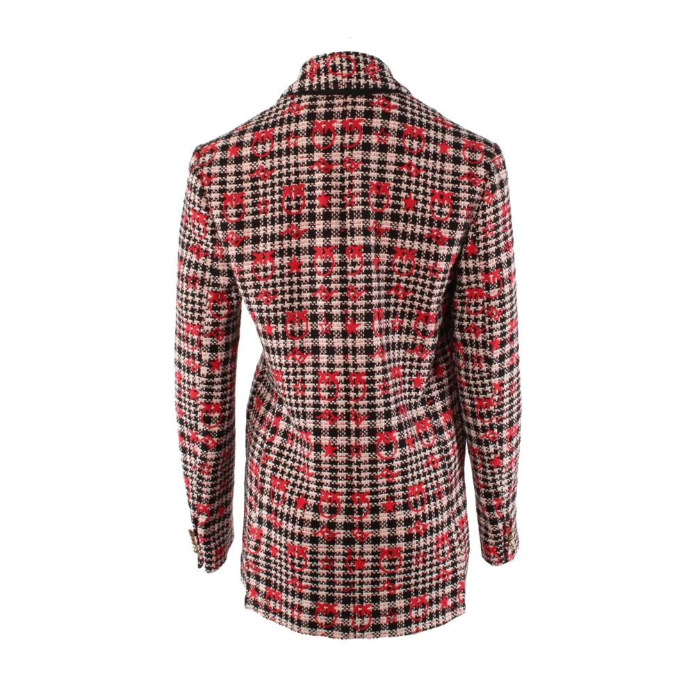 pinko Rode Blazer voor Dames Multicolor Dames