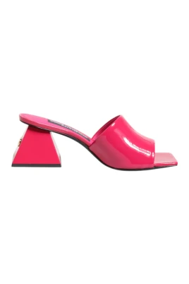 Rosa Blockklack Mules Sandaler