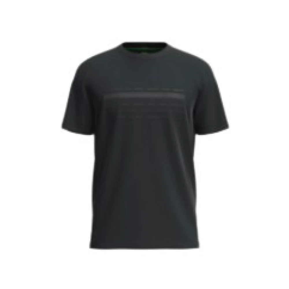 Hugo Boss Zwarte T-shirt voor mannen Black Heren