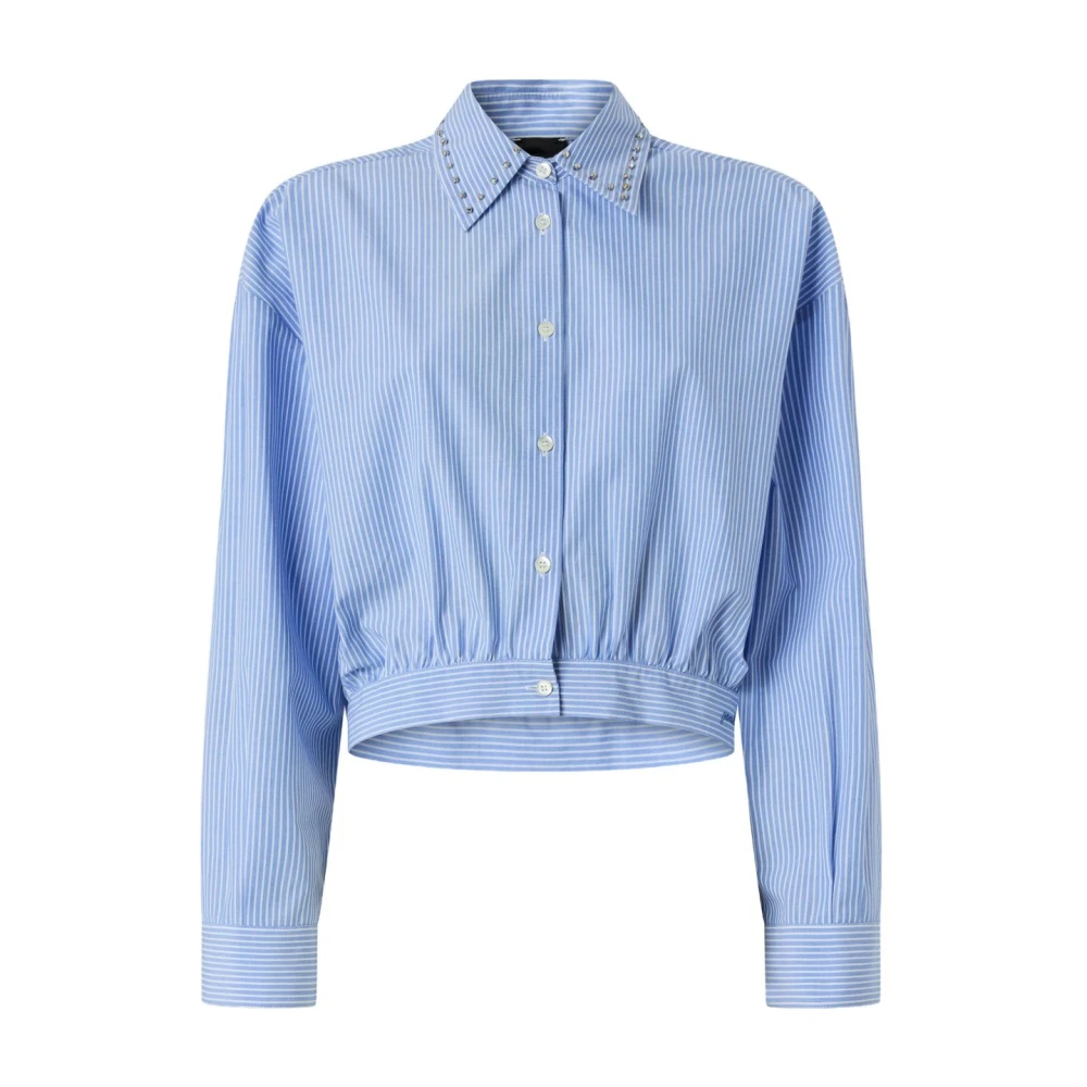 Pinko Women's Blue Shirts, Xs, Charita Shirt