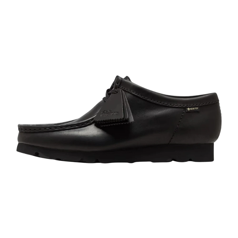 Clarks Wallabee Gore-Tex - Male - Laced Shoes - Black - 9 Uk - Shoes