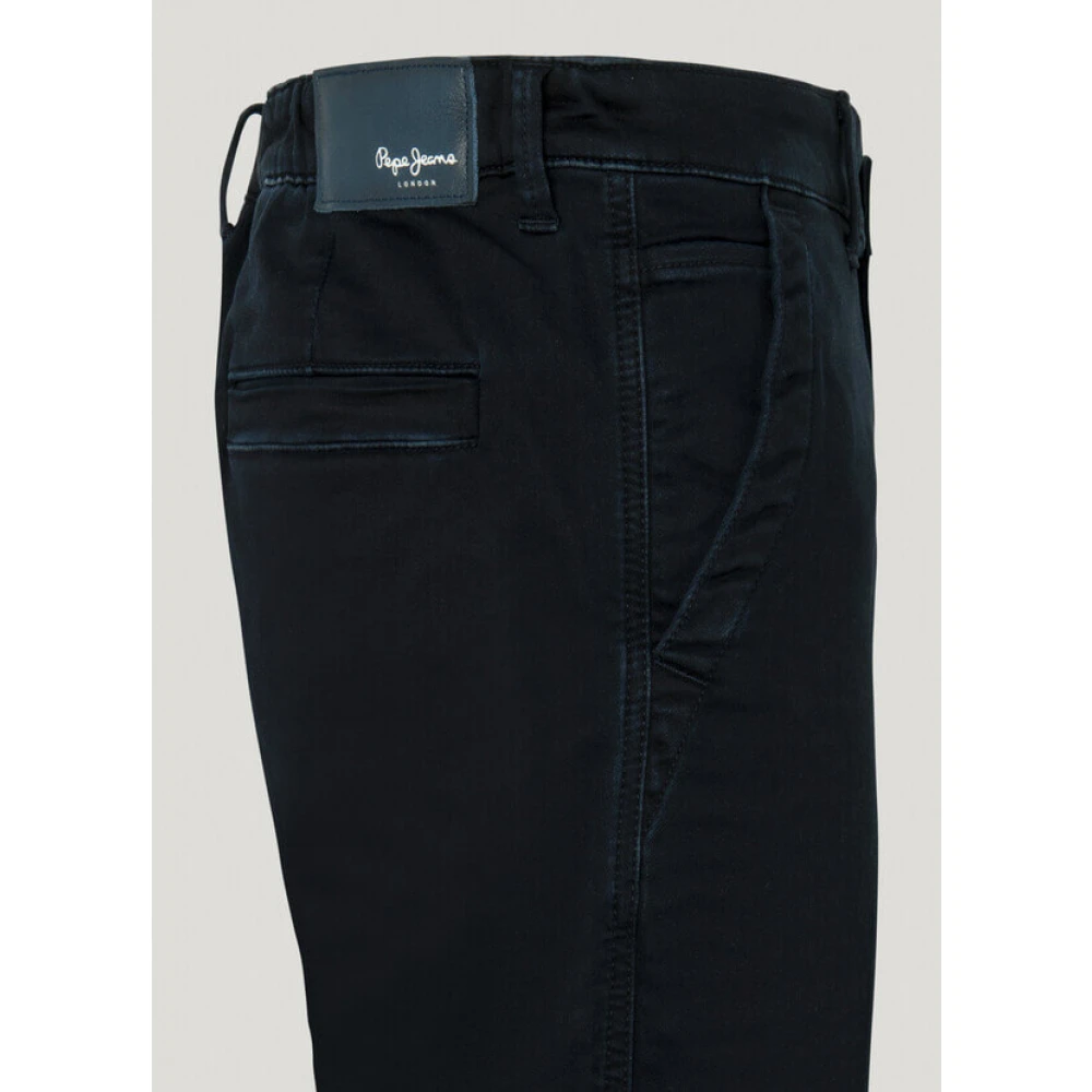 Pepe Jeans Regular Fit Tapered Jeans Gewassen kleuren Black Heren