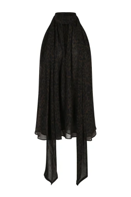 Halterneck rosett-topp