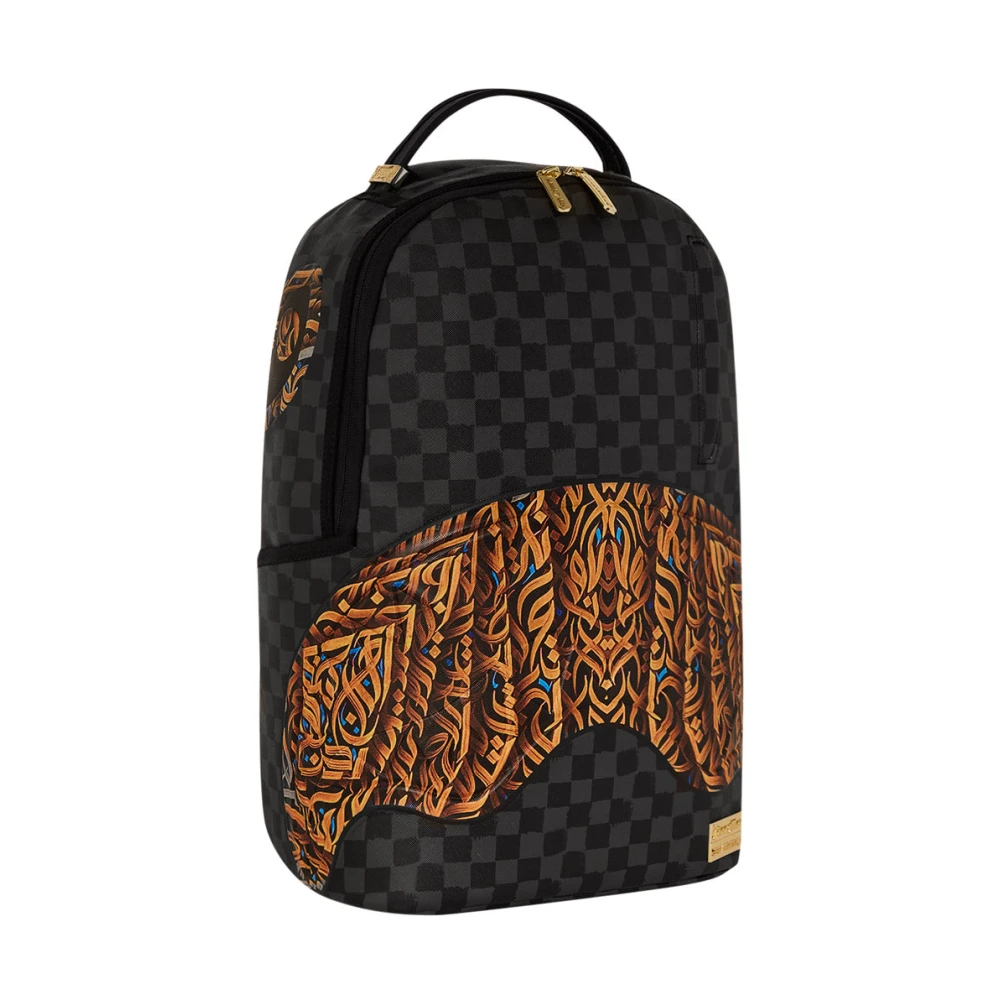Sprayground Schaakbordmotief Rugzak Multicolor Unisex