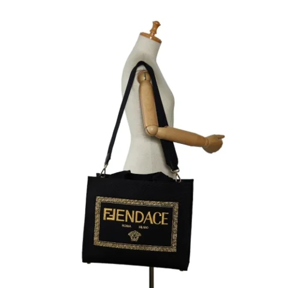 Fendi Vintage Pre-owned Canvas fendi-bags Black Dames