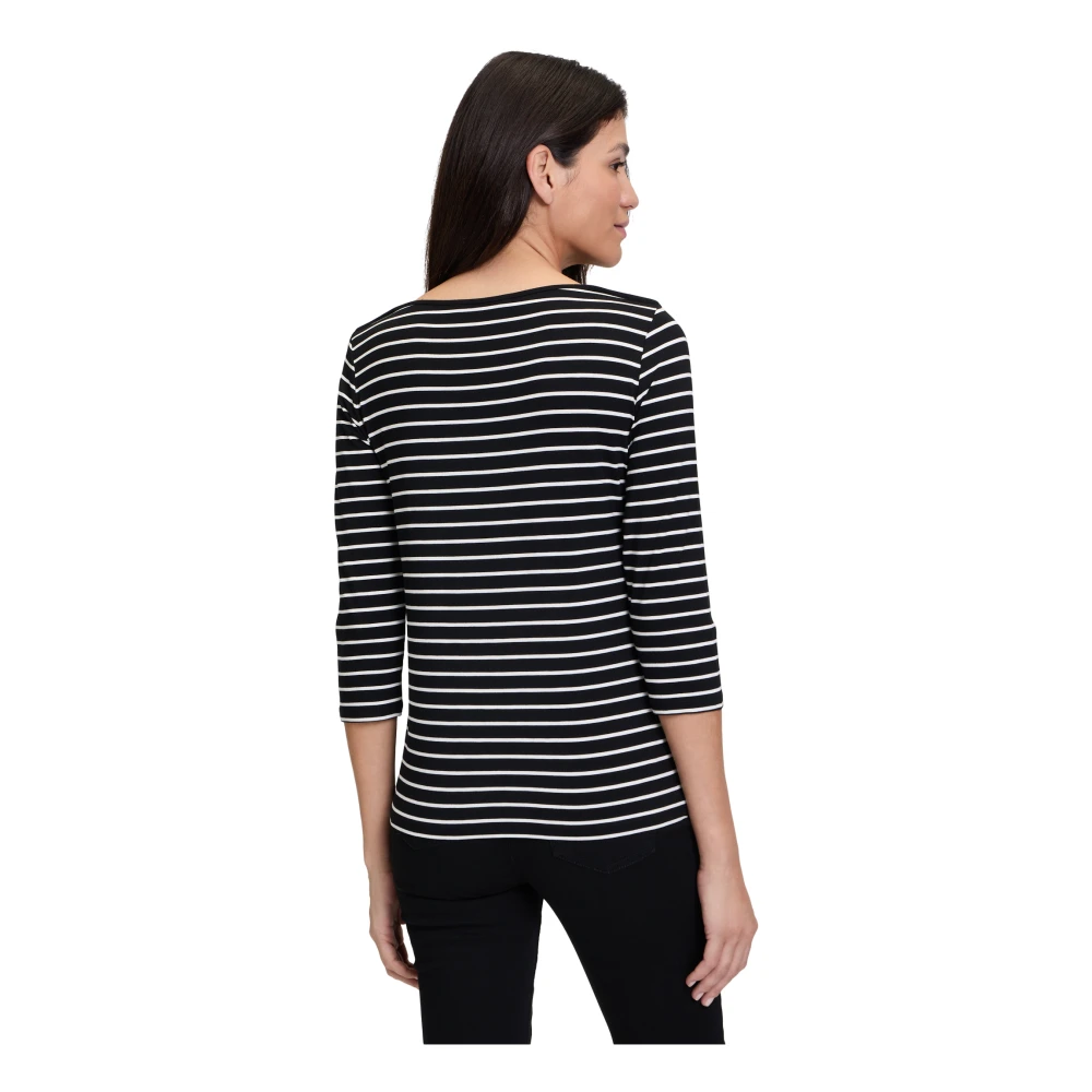 Betty Barclay Gestreept U-hals Shirt Multicolor Dames